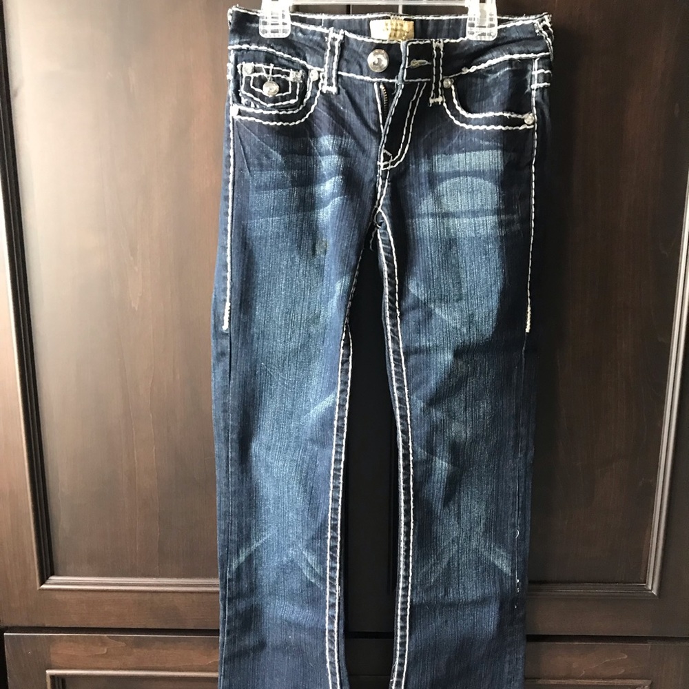 Worn once designer jeans